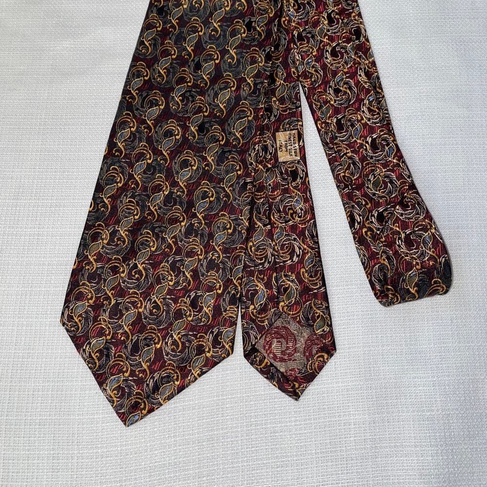 Robert Talbott Seven Fold 4/40 Silk Tie Very‎ Nice